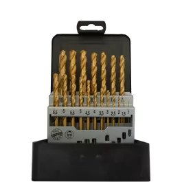   Abraboro HSS-TIN fémfúró készlet 1-10x0,5 mm (19db/készlet)