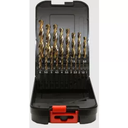   Abraboro HSS-R fémcsigafúró készlet 1-10x0,5 mm (19db/készlet)