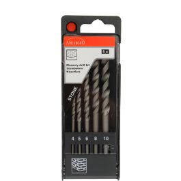   Abraboro hengeres szárú kőzetfúró készlet 4/5/6/8/10 mm (5db/készlet)