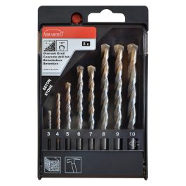   Abraboro hengeres szárú betonfúró Evo készlet 3/4/5/6/7/8/9/10 mm (8db/készlet)