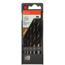   Abraboro rövid fafúró készlet 4/5/6/8/10 mm (5db/készlet)