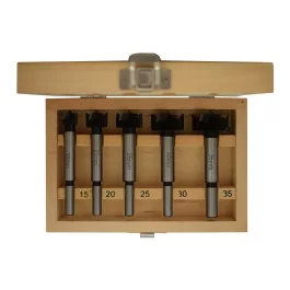   Abraboro keményfémlapkás forstner fúró készlet 15/20/25/30/35/mm (5db/készlet)