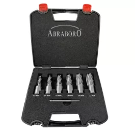   Abraboro HSS-G maglyukfúró készlet 12/14/16/18/20/22mm / PIN (7db/készlet)