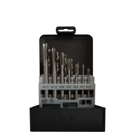   Abraboro menetfúró készlet DIN 371B M3-M12 HSS-G (14db/készlet)