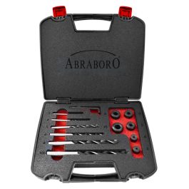   Abraboro fafúró készlet mélységütközővel 3/4/5/6/8/10mm (13db/készlet)