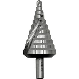   Abraboro HSS-G lépcsős fúró kapcsolószekrényekhez 4,0-20,0 mm (1db/csomag)