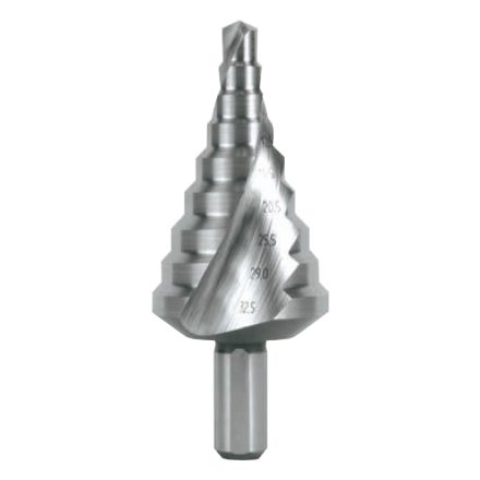 Abraboro HSS-G lépcsős fúró metrikus kábelekhez 6,5-32,5 mm (1db/csomag)