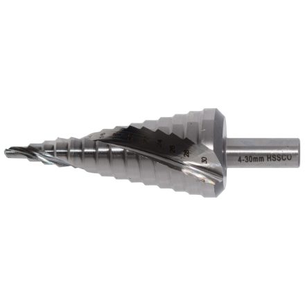 Abraboro HSS-CO lépcsős fúró 4,0-30,0 mm (1db/csomag)