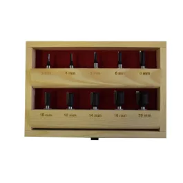 Abraboro HM felsőmaró készlet 10db 3-20 mm (1db/csomag)