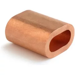 Roppantós kötélszorító bilincs DIN 3093 5mm vörösréz