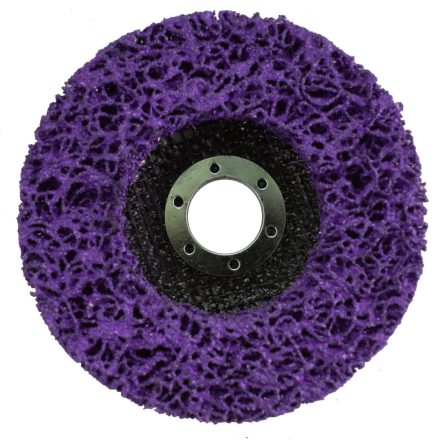Abraboro csiszolókorong sarokcsiszolóhoz 125x22 mm purple cleaner (1db/csomag)