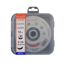   Abraboro Chili inox-fém vágókorong 115x1,0x22,23 mm (12db/csomag)