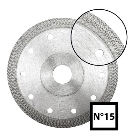 Abraboro gyémánttárcsa csempevágó flex korong 125x1,3x22,23 mm (No.15) (1db/csomag)