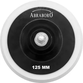   Abraboro tépőzáras gumitányér adapterrel 2in1 125 mm (1db/csomag)