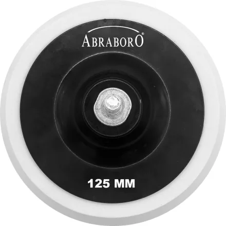 Abraboro tépőzáras gumitányér adapterrel 2in1 125 mm (1db/csomag)