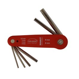   Abraboro Torx L kulcs készlet T 9/10/15/20/25/27/30/40 mm (8db/készlet)