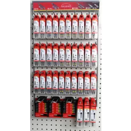   Abraboro Bit 1/4" állvány 168 részes (168db/készlet)