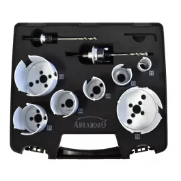   Abraboro HM lyukfűrész készlet 22-76 mm/adapter/hex key (10db/készlet)