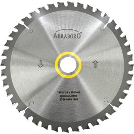   Abraboro HM körfűrészlap akkus gépekhez 165x1,6x20 mm / Z40 TCT (1db/csomag) 