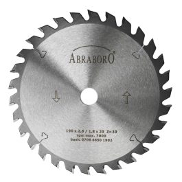   Abraboro HM körfűrészlap Basic 190x2,8x16 mm/ 22 TCT (1db/csomag)