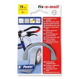   Abraboro szövet ragasztószalag fekete 5mx19 mm (6db/csomag)