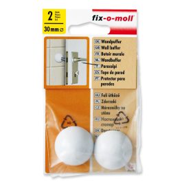 Abraboro fali ütköző fehér 30 mm (2db/csomag)