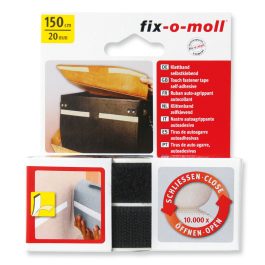   Abraboro tépőzáras szalag öntapadó fehér 150x20 mm (4db/csomag)