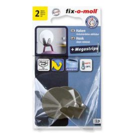 Abraboro rozsdamentes akasztó 34x21 mm (2db/csomag)