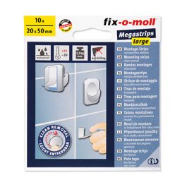 Abraboro kétoldalas ragasztószalag 20x50 mm (10db/csomag)