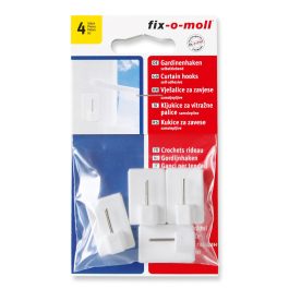   Abraboro öntapadó fügönyrúd tartó 28x19 mm (6db/csomag)