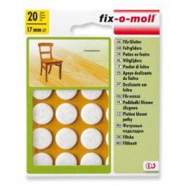 Abraboro csúsztató filc fehér 17 mm (20db/csomag)