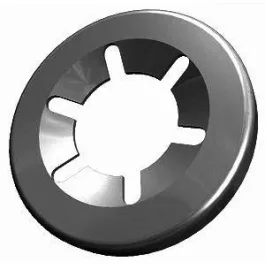 Starlock biztosító gyűrű, natúr, D3