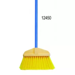 Sigron műanyag szálas seprű, fém nyéllel