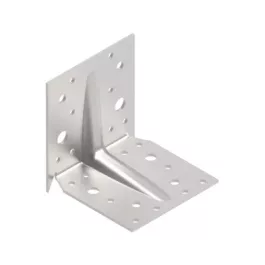 Erősített sarokvas tüskével 90x90x90 (lv:2.5) acél Fvz.