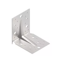   Erősített sarokvas tüskével 120x120x90 (lv:2.5) acél Fvz.