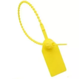   Gyöngyös műanyag kábelkötegelő táblával, PA 6.6 sárga, 2,5x190