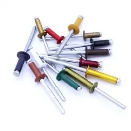   EcoPop nyitott D-fejű popszegecs 3,2x8 alu/acél RAL8011 (mogyoróbarna)