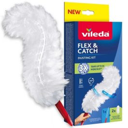 Vileda Flex and Catch rövid nyelű portörlő szett