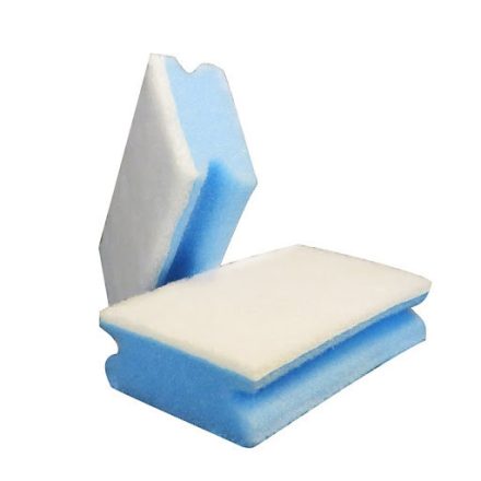 3M mosogatószivacs dörzsis 70 x 150 mm Nr.2272 fehér/kék