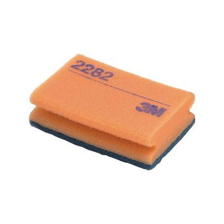 3M mosogatószivacs dörzsis 95 x 150 mm Nr.2282 kék/narancssárga