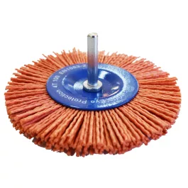   Abraboro száras körkefe, műanyag szálas 100 mm / ANA 1,2 / K80 (1db/csomag)