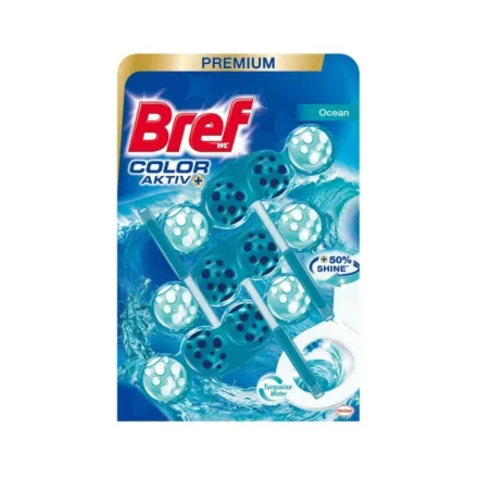 Bref Wc illatosító golyó Blue Aktiv Turquoise Ocean 3x50 gr