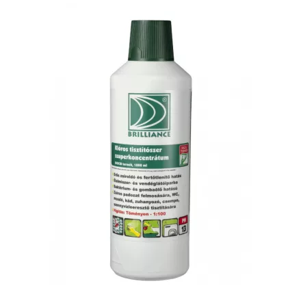 Brilliance klóros tisztítószer, zöld kupakos, 1 liter