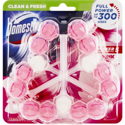 Domestos Power5 Pink Magnolia kosaras wc tisztító rúd 3x55g