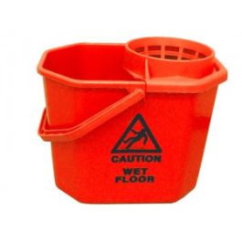   Euromop felmosó vödör, csavarókosárral, 12 literes, piros, 3001067.02