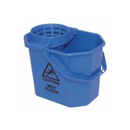 Euromop felmosó vödör, csavarókosárral, 12 literes, kék, 3001067.15