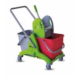 Euromop takarító kocsi, 3P, 2x15 literes, kék, 7009030.15