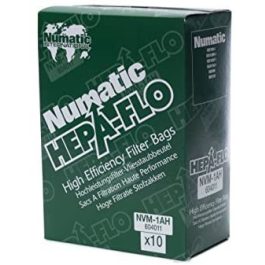   Numatic többrétegű ipari porszívó porzsák, HEPA filterrel Numatic porszívóhoz 10db.