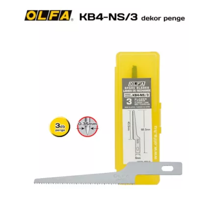 Olfa dekorációs penge KB4-NS/3