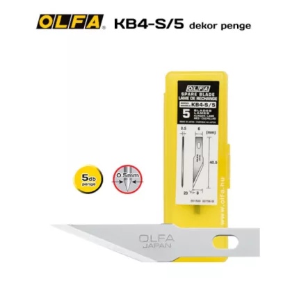 Olfa dekorációs penge KB4-S/5